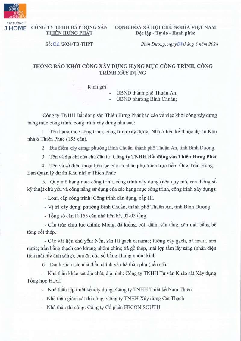 2024.06.07 01 Thong Bao Khoi Cong 155 Can Nha Cát Tường J Home_page-0001