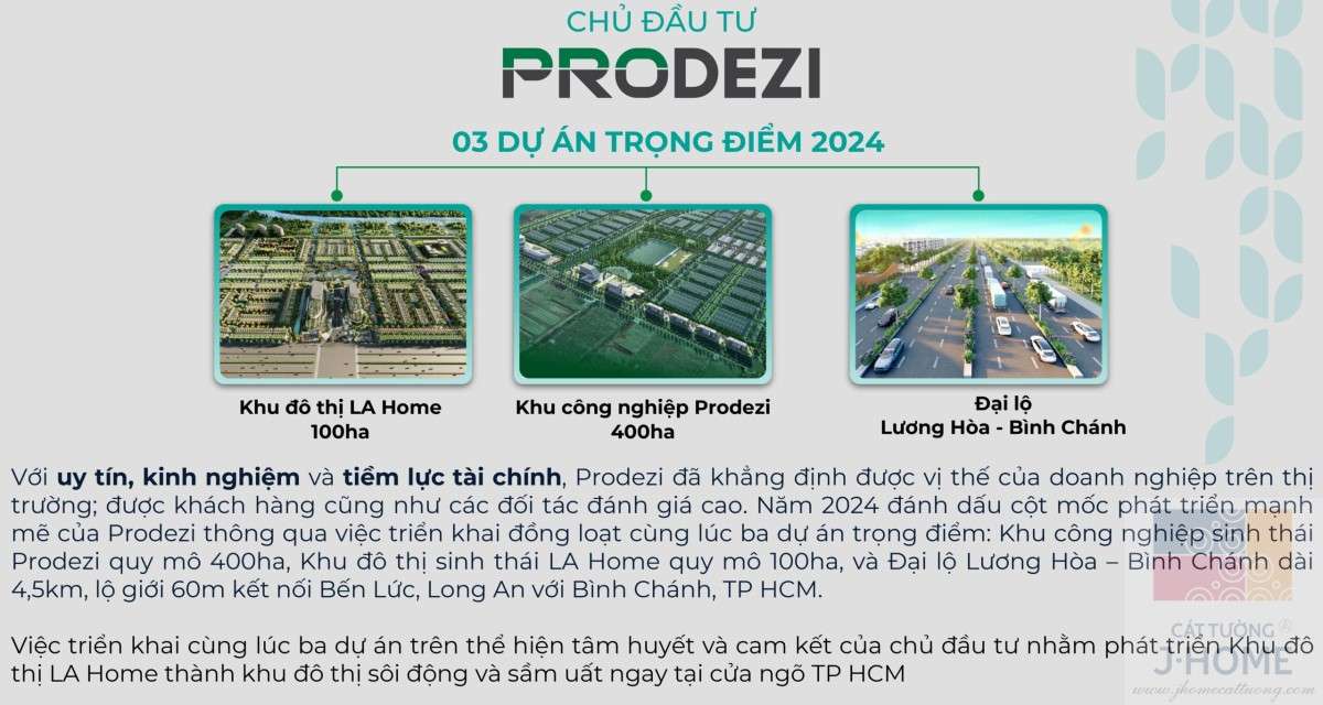 ChỦ ĐẦu TƯ La Home - Prodezi Long An