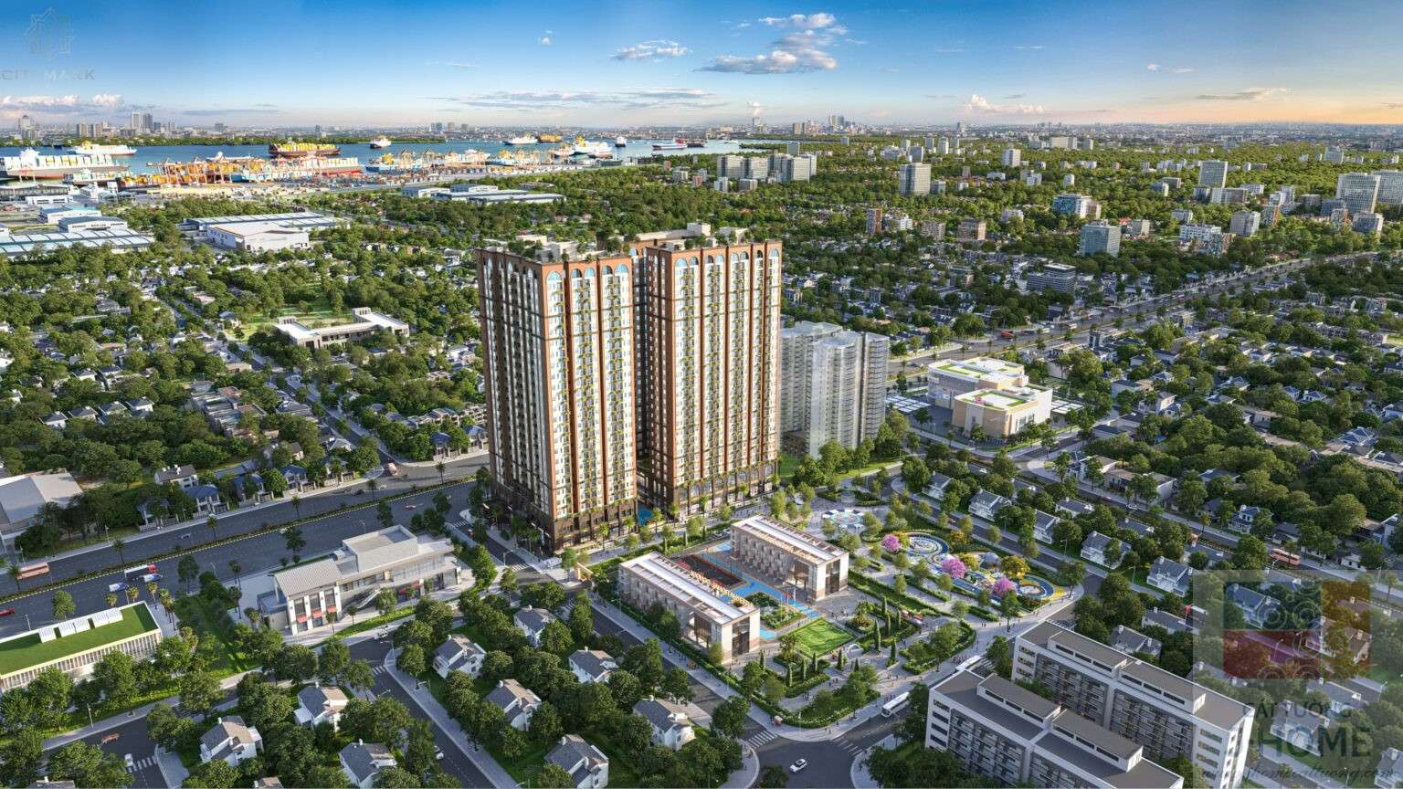 Tổng Thể Phối Cảnh Dự án Citymark Residence Với Nhiều Tiện ích Xung Quanh