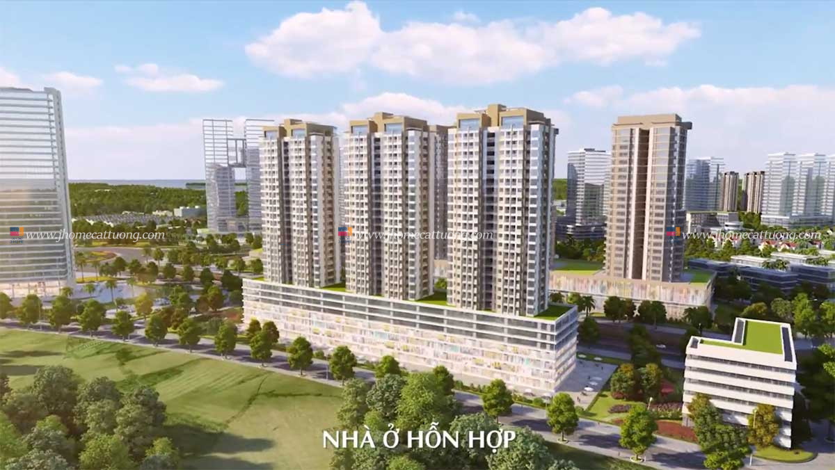 khu nhà ở hỗn hợp dự án